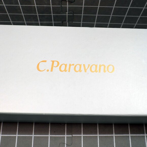 C Paravano Pointed Toe Ballet Flats Blue Size 5.5 - Picture 2 of 12